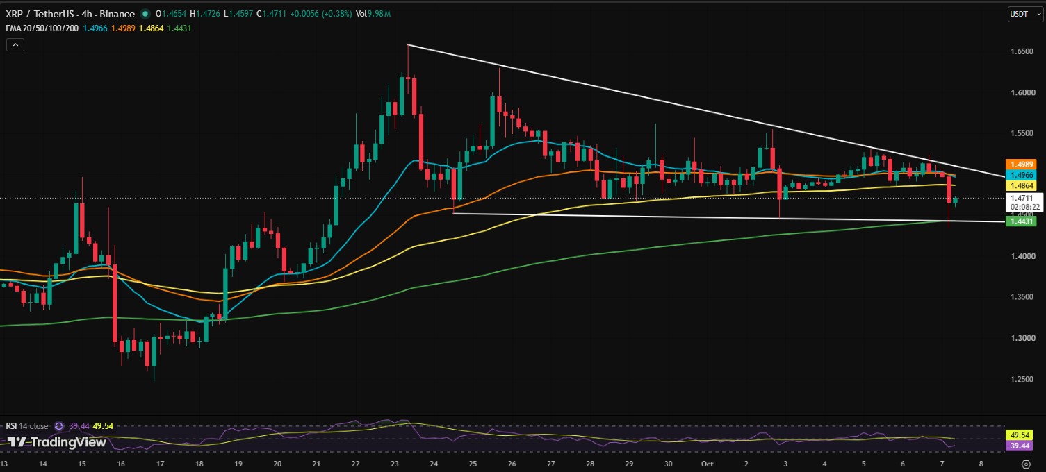XRP/USDT PRICE CHART XRP/USDT PRICE CHART
