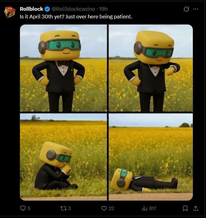 Rollblock Launch Date: 30 Days Countdown Begins