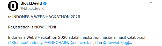 Indonesia Web3 Hackathon 2026 Indonesia Web3 Hackathon 2026
