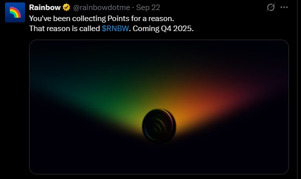 Rainbow Wallet Airdrop Listing Hint Rainbow Wallet Airdrop Listing Hint