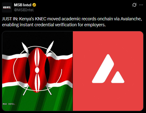 MSB Intel Tweet MSB Intel Tweet