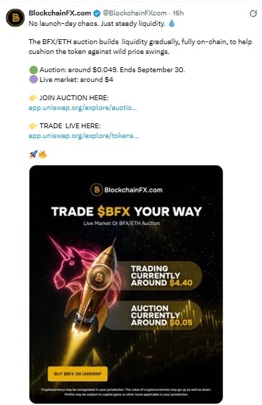 The auction as building liquidity gradually