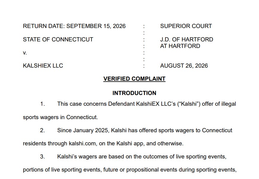 Latest Lawsuit against Kalshi