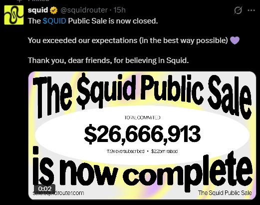 Squid Crypto presale