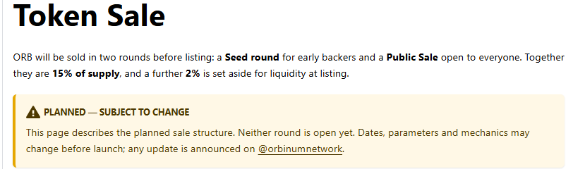Official sale page