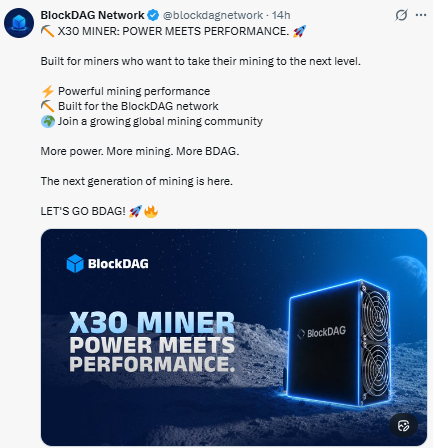 X30 MINER: POWER MEETS PERFORMANCE