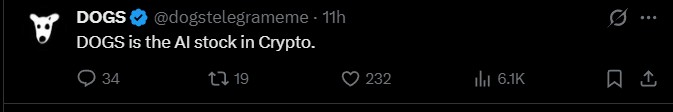 DOGS AI stock in crypto