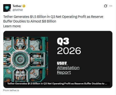 Tether Official X-Post Tether Official X-Post