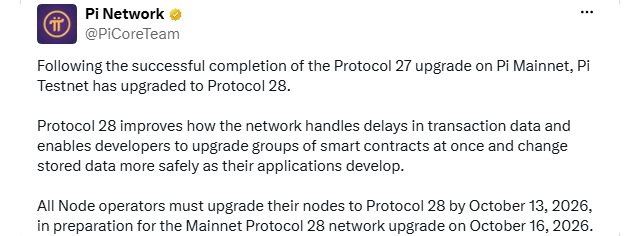Pi Network Protocol 28 Upgrade Pi Network Protocol 28 Upgrade