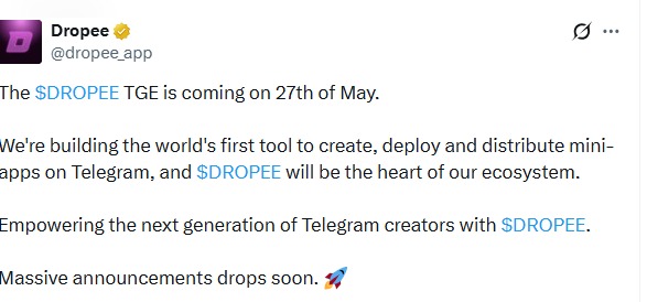 $DROPEE TGE Buyerse