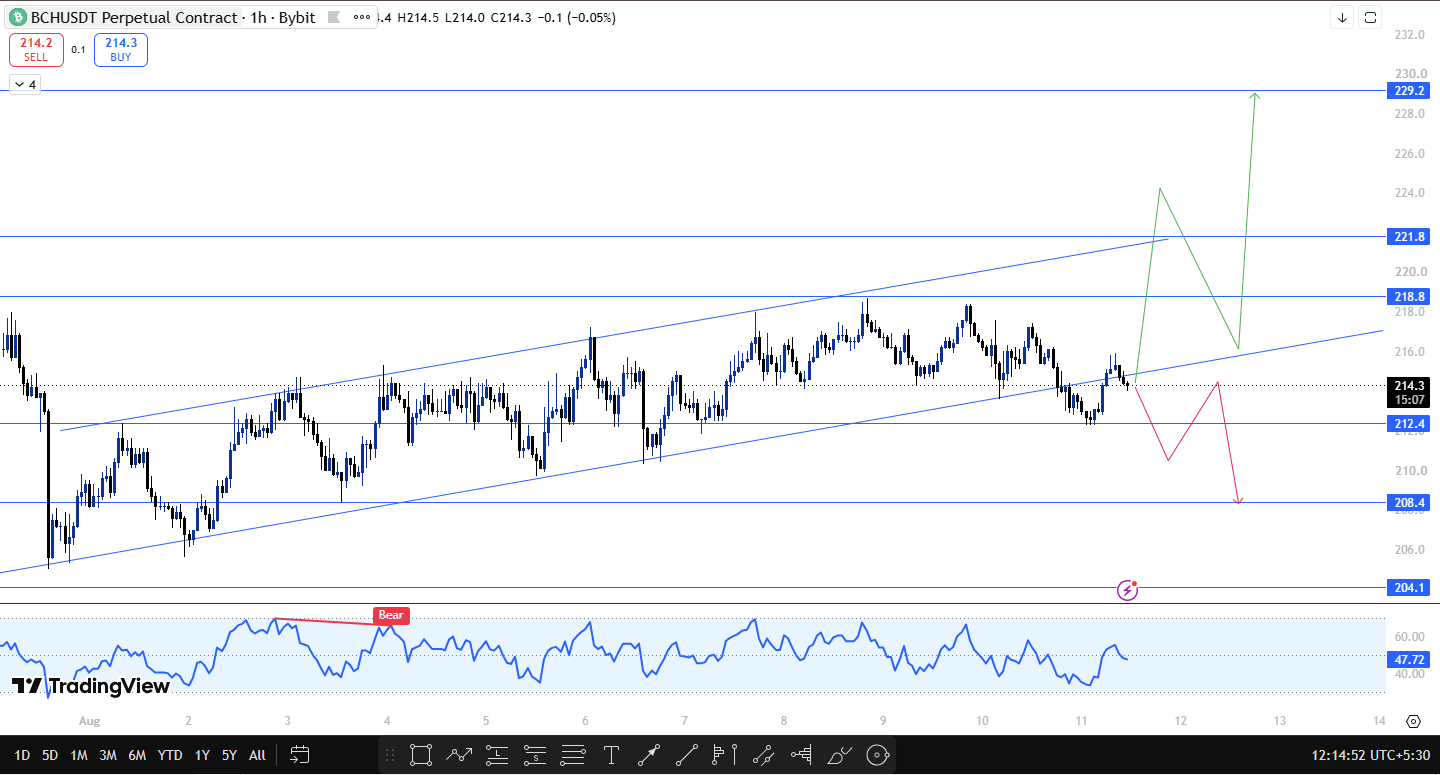 Ibitcoin cash technical analysis