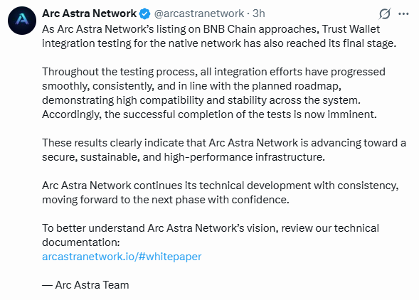 arc astra network listing