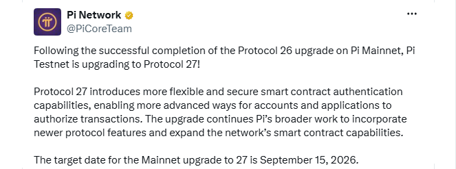 Pi Network Protocol 27 Pi Network Protocol 27