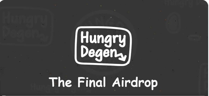 Hungry Degens $DUST Airdrop — How the NFT Food Hunt Game Rewards Early Users
