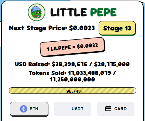 little pepe presale price