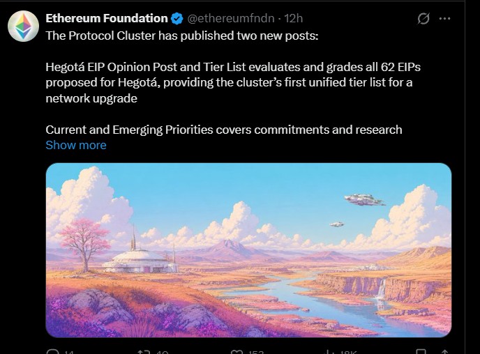 Ethereum Hegot&aacute; Upgrade Gets Major 2027 Roadmap