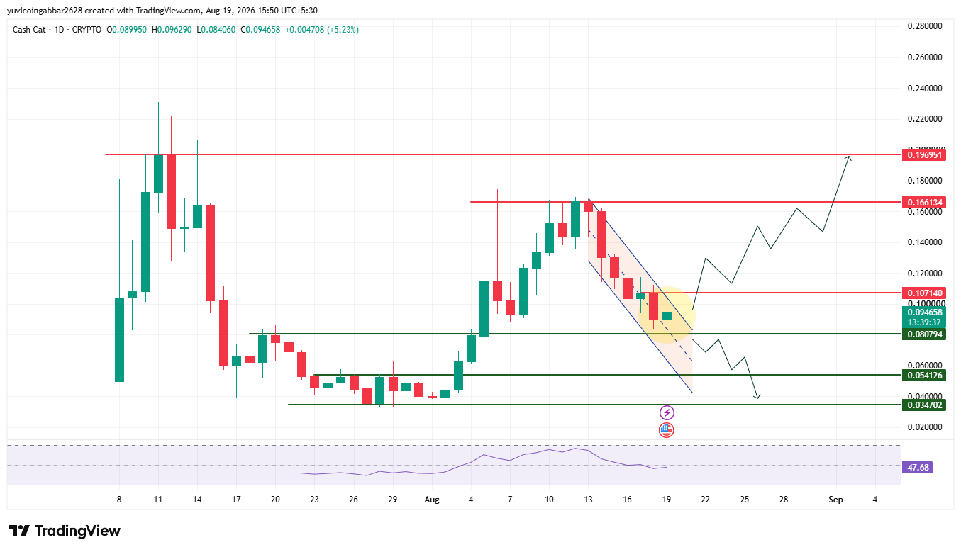 Cash Cat Price Prediction Chart