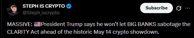Trump on CLARITY Act