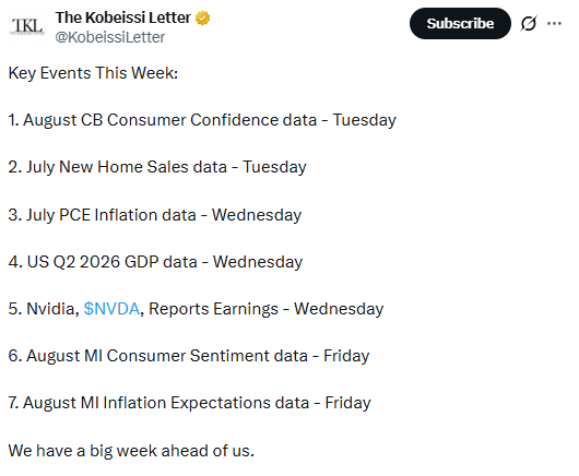 key crypto events this week