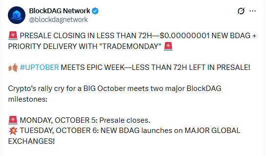 blockdag presale closes today blockdag presale closes today