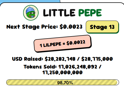 little pepe presale price