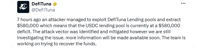 DeFiTuna Protocol Exploit DeFiTuna Protocol Exploit
