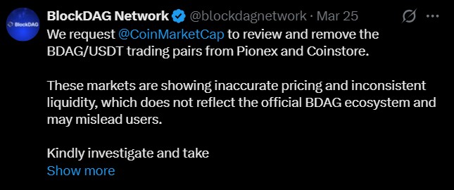 BDAG Trade News BDAG Trade News