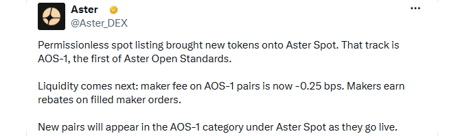 Aster AOS-1 Launched