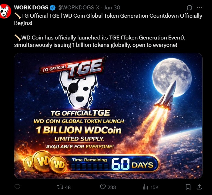 Work Dogs TGE Update