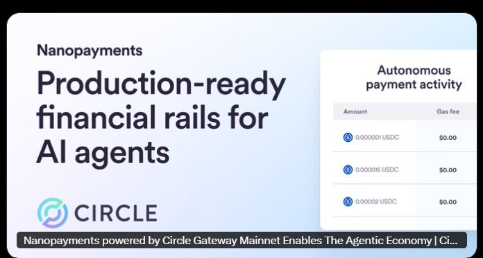Circle has launched its nanopayments system on the mainnet