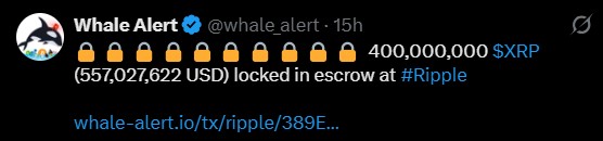 Whale XRP movement
