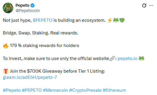 pepeto building ecosystem
