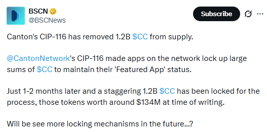 network burn removed canton cc data on X