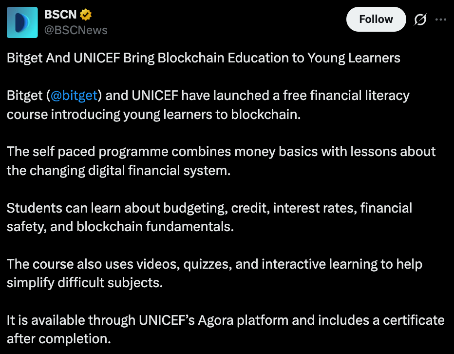 BSCN Official Tweet