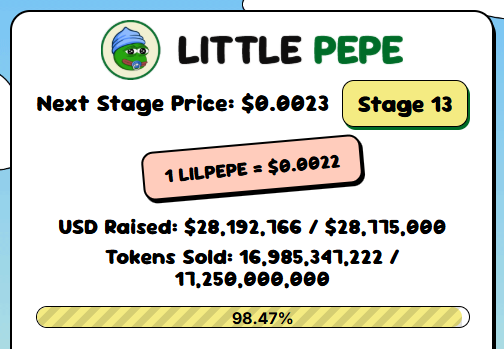 little pepe presale 