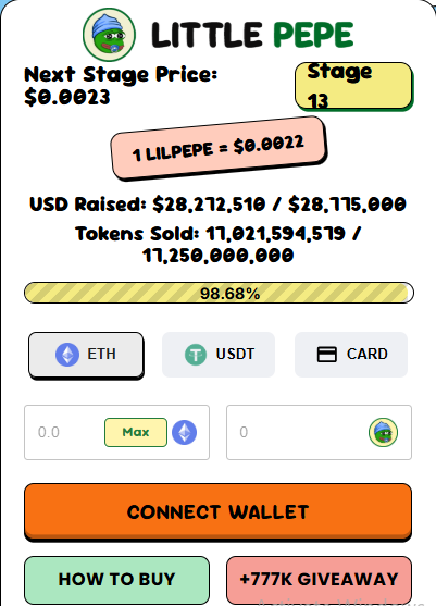 Little Pepe Presale Data