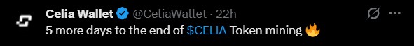 celia mining end date