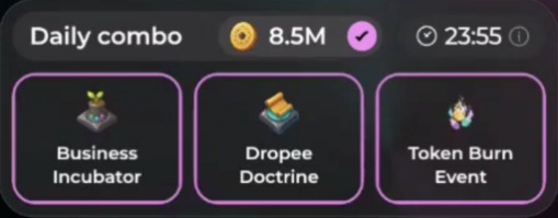 Dropee Daily Combo