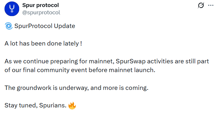 Spur Protocol news today Spur Protocol news today