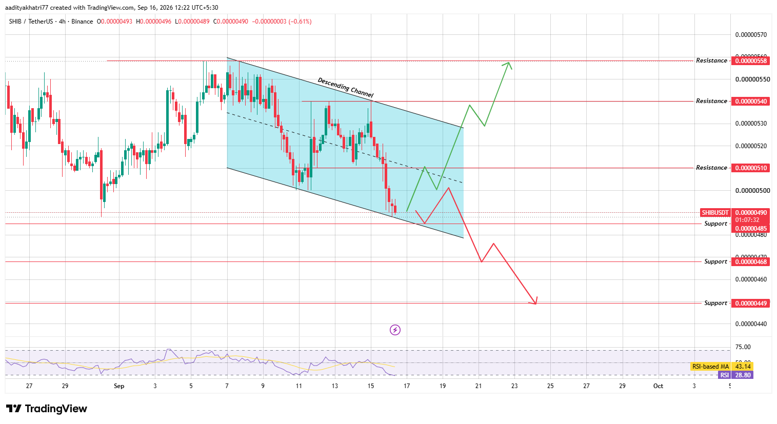 Shiba Inu Coin Technical Analysis