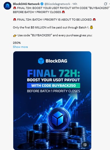 Only the first $5 million will be paid out through Batch 1