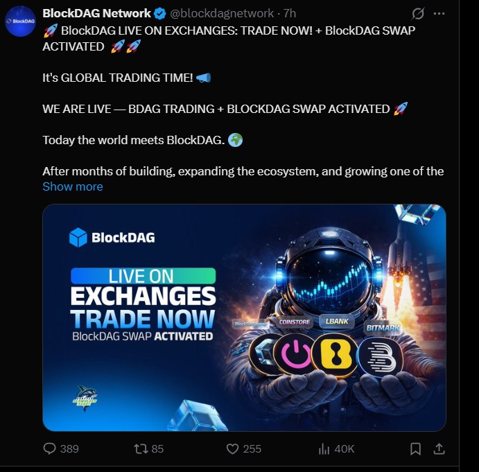 BlockDAG Launch Date