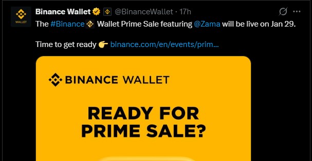 Zama Pre TGE Sale on Binance Live