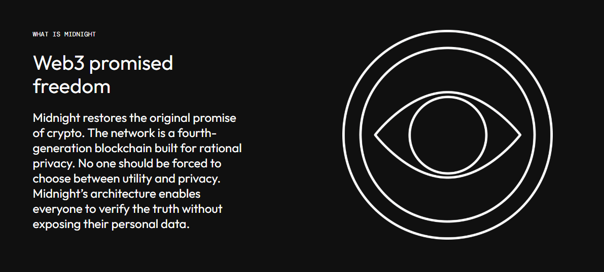 Privacy focused Midnight Network