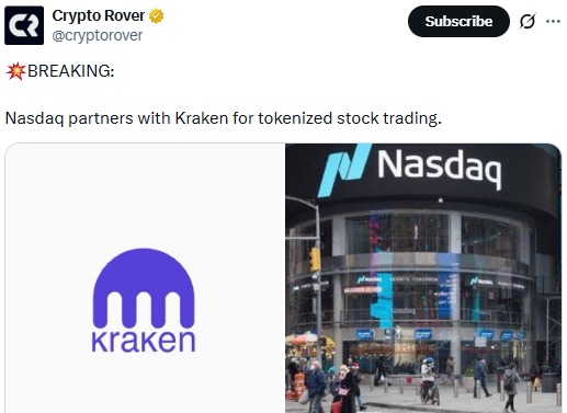 Nasdaq Kraken Partnership