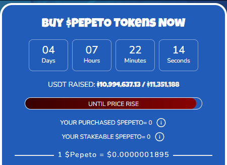 pepeto price today pepeto price today