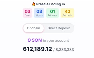 SON Presale SON Presale