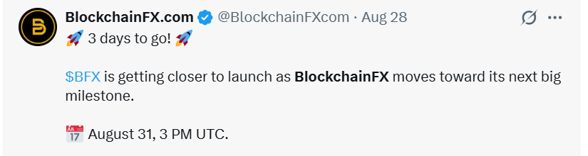 update about BlockchainFX update about BlockchainFX