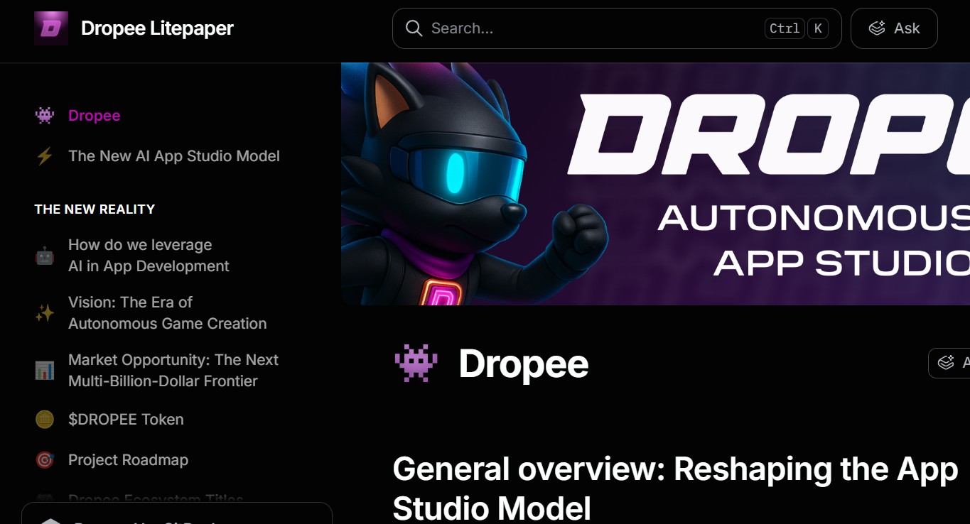 Dropee Litepaper is Live