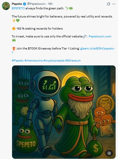 $PEPETO always finds the green path